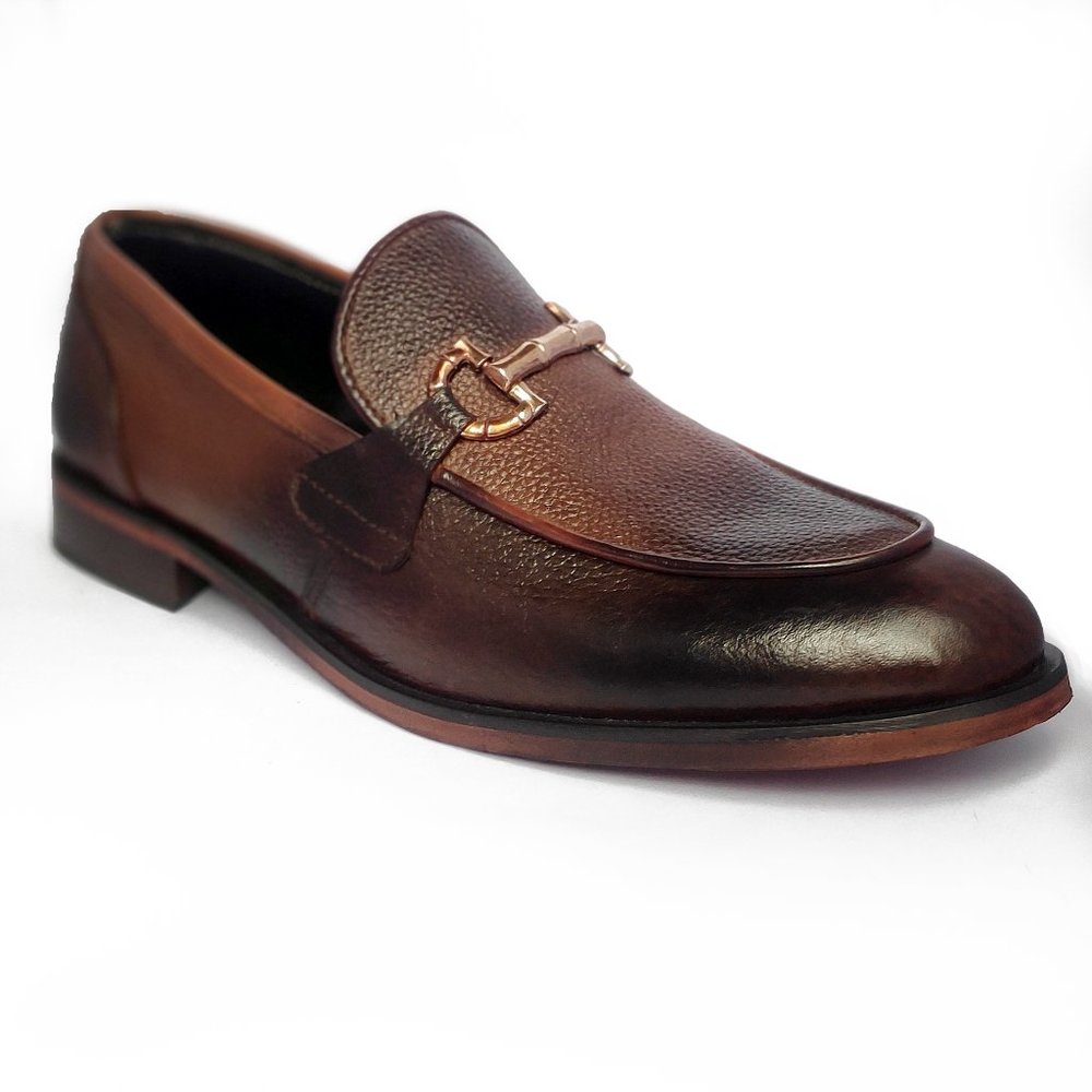 Bashwood Handamde Mild Leather Brown Shoes For Men